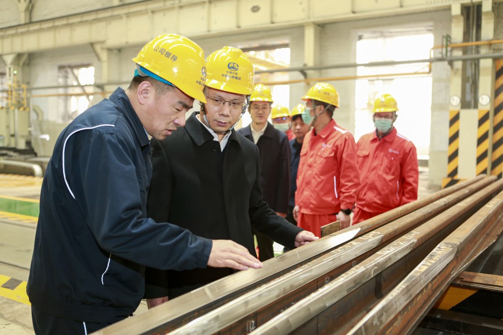 中鐵工業(yè)黨委副書記、總經(jīng)理卓普周到中鐵山橋調(diào)研
